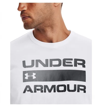 Футболка мужская Under Armour Team Issue Wordmark Ss White 1329582-100