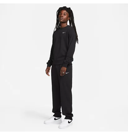 Свитшот мужской Nike Club Ft Crew Black 637902-010