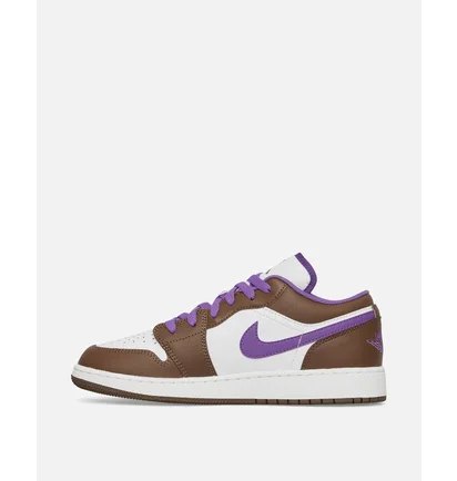 Кросівки дитячі Nike Air Jordan 1 Low Se (Gs) Sneakers Brown/White 553560-215