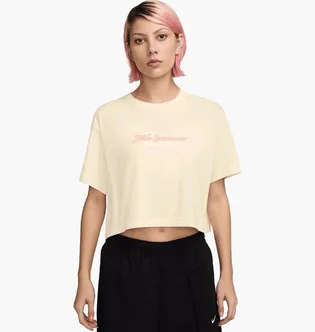 Футболка жіноча Nike Club Ss Crop Yellow HV4947-110