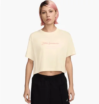 Футболка женская Nike Club Ss Crop Yellow HV4947-110