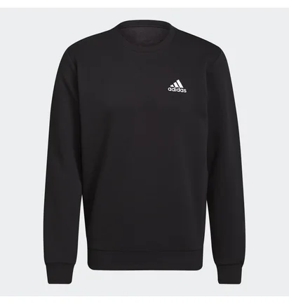 Свитшот мужской Adidas Essentials Fleece Sweatshirt Black Gv5295