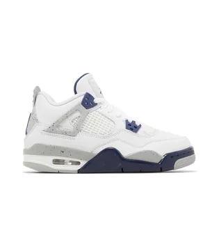 Кроссовки детские Air Jordan 4 Retro Gs White 408452-140