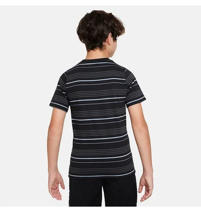Футболка детская Nike Shirt K Nsw Tee Club Stripe Black FJ6348-011