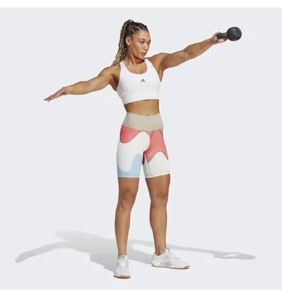 Шорты женские Adidas X Marimekko Optime Training Bike Short Leggings Multi HR8182
