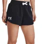 Шорты женские Under Armour Rival Fleece Black 1376257-001