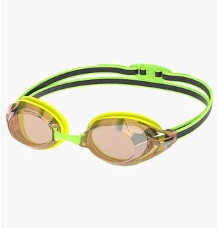 Очки для плавания унисекс Speedo Vanquisher 3.0 Mirrored Green/Yellow 8-00473417218