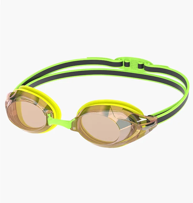 Окуляри для плавання унісекс Speedo Vanquisher 3.0 Mirrored Green/Yellow 8-00473417218
