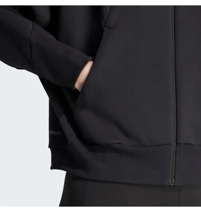 Толстовка жіноча Adidas Z.N.E. Full-Zip Black IN5128