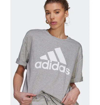 Футболка женская Adidas W Bl Bf Tee Grey IL3322