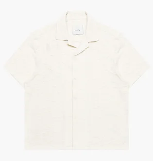 Рубашка мужская Arte Antwerp Crochet Beige SS25-233S