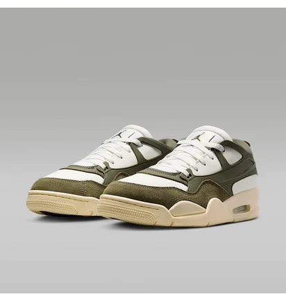 Кросівки чоловічі Air Jordan 4 Rm White/Olive FQ7940-121