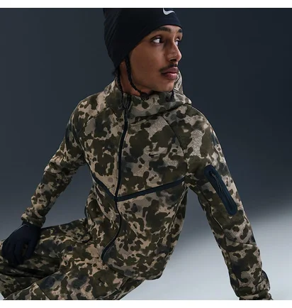 Толстовка мужская Nike Tech Camo/Beige HV0955-276