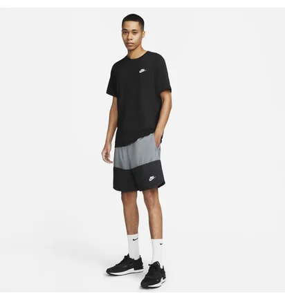 Шорты мужские Nike M Nsw Spe Wvn Flow Long Short Grey/Black Dm6831-010