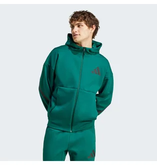 Толстовка чоловіча Adidas Z.N.E. Full-Zip Hooded Track Jacket Green JF6539