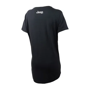 Футболка жіноча Jeep T-Shirt Oversize Star Striped Print Turn Black O102613-B000