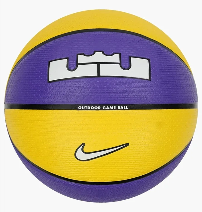Баскетбольный мяч Nike Lebron James Playground 8P 20 Violet/Yellow N1004372575
