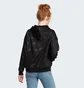 Худи женское Adidas Embossed Monogram Fleece Hoodie Black IM2586