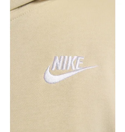 Толстовка жіноча Nike Sportswear Club Fleece WomenS Full-Zip Hoodie Beige DQ5471-126