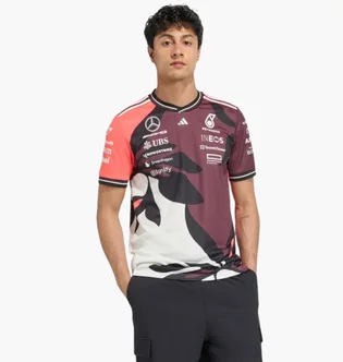 Футболка чоловіча Adidas Mercedes - Amg Petronas Formula One Team Driver Authentic Summer Pack Multi JZ6203
