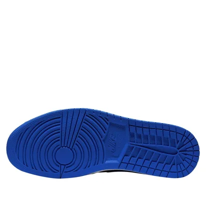 Кроссовки мужские Air Jordan 1 Mid Black/White/Hyper Royal 554724-068