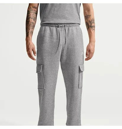 Штаны мужские Nike Club Fleece Cargo Grey FN3805-063