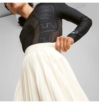 Юбка женская Puma Yona Sunp Plissee Skirt Beige 537978-65