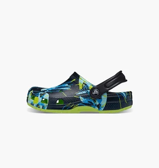 Тапочки дитячі CROCS Classic Meta Scape Clog T Black 208456-3UF