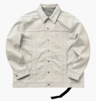Джинсовка чоловіча Rick Owens Drkshdw Jumbo Worker Grey DU01C6761