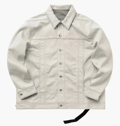 Джинсовка мужская Rick Owens Drkshdw Jumbo Worker Grey DU01C6761