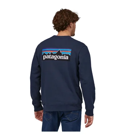 Свитшот мужской Patagonia P-6 Logo Uprisal Crew Sweatshirt New Blue NENA39657
