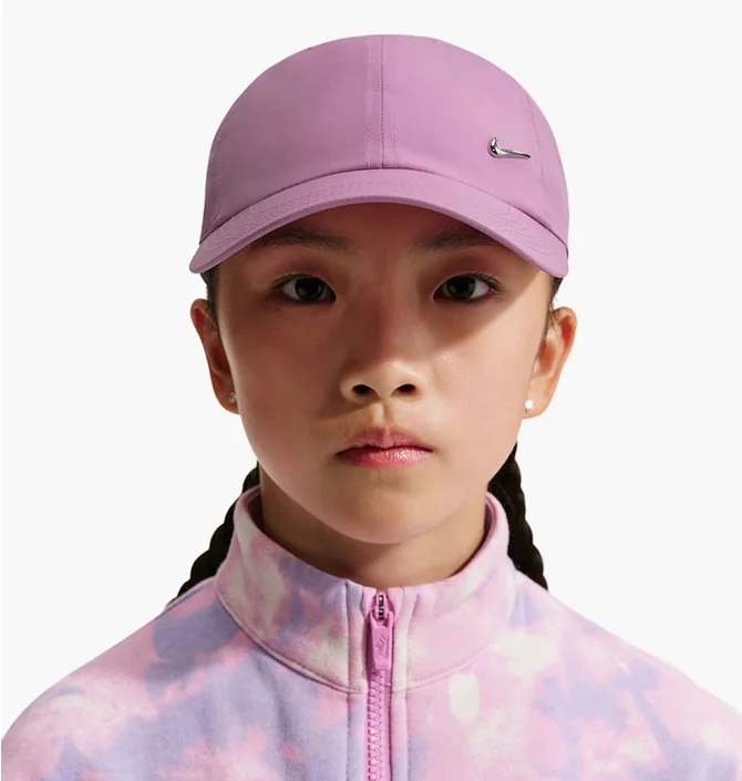 Кепка детская Nike Dri-Fit Club Kids Unstructured Metal Swoosh Cap Violet FB5064-503
