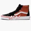 Кеды унисекс Vans Sk8-Hi Flame Shoe Red/Black VN0005UJGWP