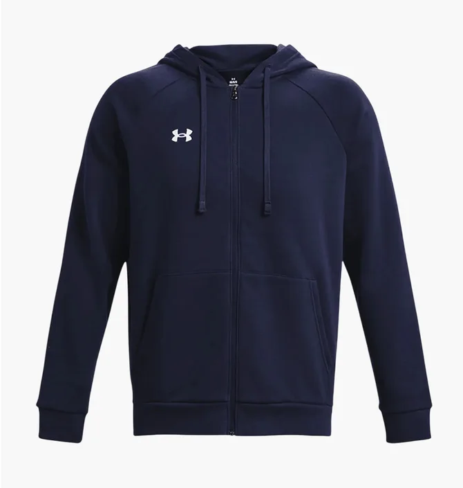 Толстовка мужская Under Armour Rival Fleece Fz Blue 1379767-410