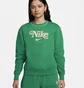 Світшот жіночий Nike Sportswear Fleece-Sweatshirt Green HJ3976-365