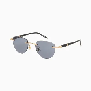 Солнцезащитные очки MONT BLANC Blue/Gold MB0412S-001-48