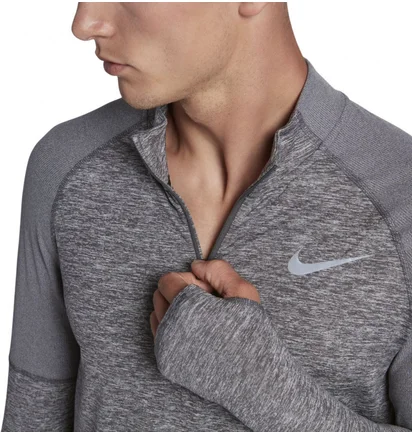 Кофта чоловіча Nike Dri-Fit Element Zip Running Grey CD8273-021