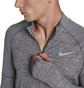 Кофта чоловіча Nike Dri-Fit Element Zip Running Grey CD8273-021