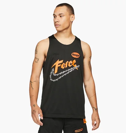 Майка мужская Nike Dri-Fit Basketball Jersey Black DH6755-352
