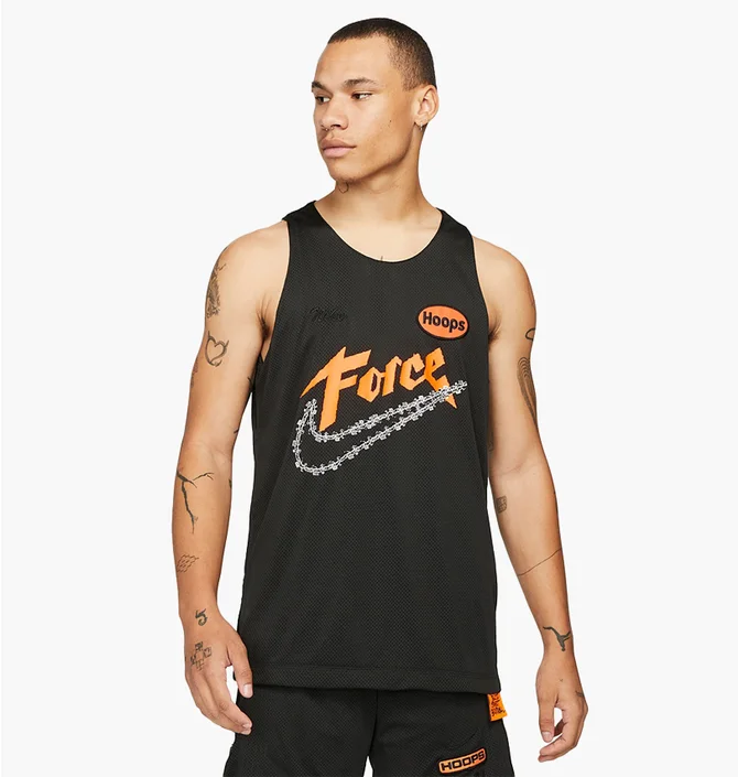 Майка мужская Nike Dri-Fit Basketball Jersey Black DH6755-352