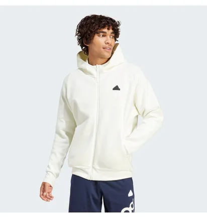 Толстовка чоловіча Adidas Z.N.E. Premium Full-Zip Hooded Track Top Beige IR5208