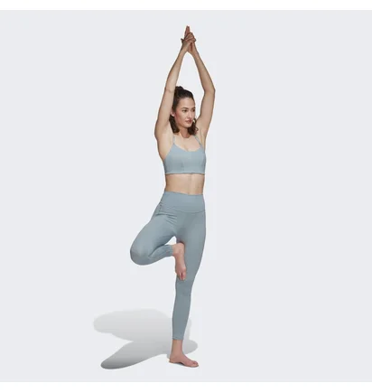 Лосины женские Adidas Yoga Studio 7/8 Tights Blue Hc6639