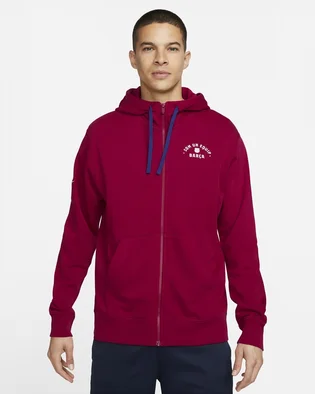 Толстовка мужская Nike Fc Barcelona Red FD4145-620