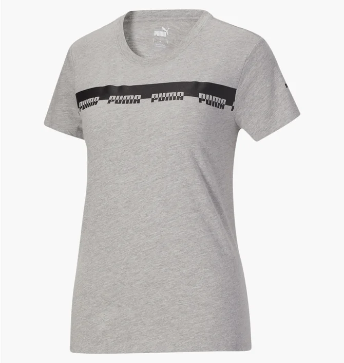 Футболка жіноча Puma Script Tee Grey 588558-04