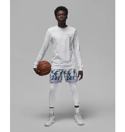 Термобелье мужское Air Jordan Sport Dri-Fit S 3/4 Tights White Dx3139-100