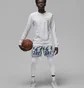 Термобелье мужское Air Jordan Sport Dri-Fit S 3/4 Tights White Dx3139-100