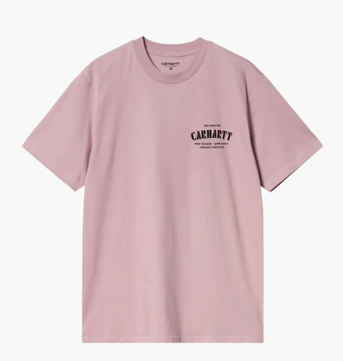 Футболка унісекс Carhartt WIP Catalogue C Logo Pink I034761.2P8XX