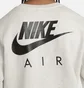Свитшот мужской Nike Air Brushed Back Fleece Crew White Dm5207-012