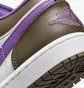 Кроссовки мужские Air Jordan 1 Low White/Brown 553558-215