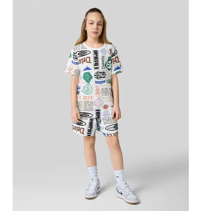 Шорты детские Air Jordan Essentials French Terry Printed White 95D743-782